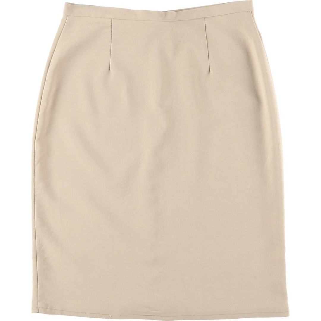35th & 10th Half-Length Tight Skirt Made in USA Women's Size S polyester Beige type Vintage Second Hand