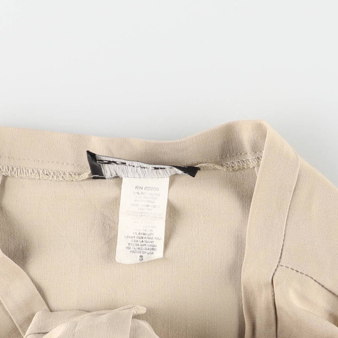 35th & 10th Half-Length Tight Skirt Made in USA Women's Size S polyester Beige type Vintage Second Hand