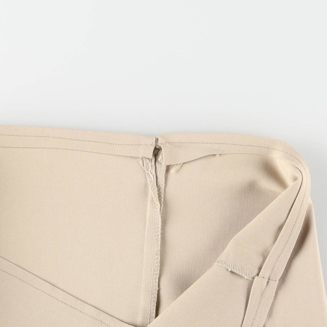 35th & 10th Half-Length Tight Skirt Made in USA Women's Size S polyester Beige type Vintage Second Hand