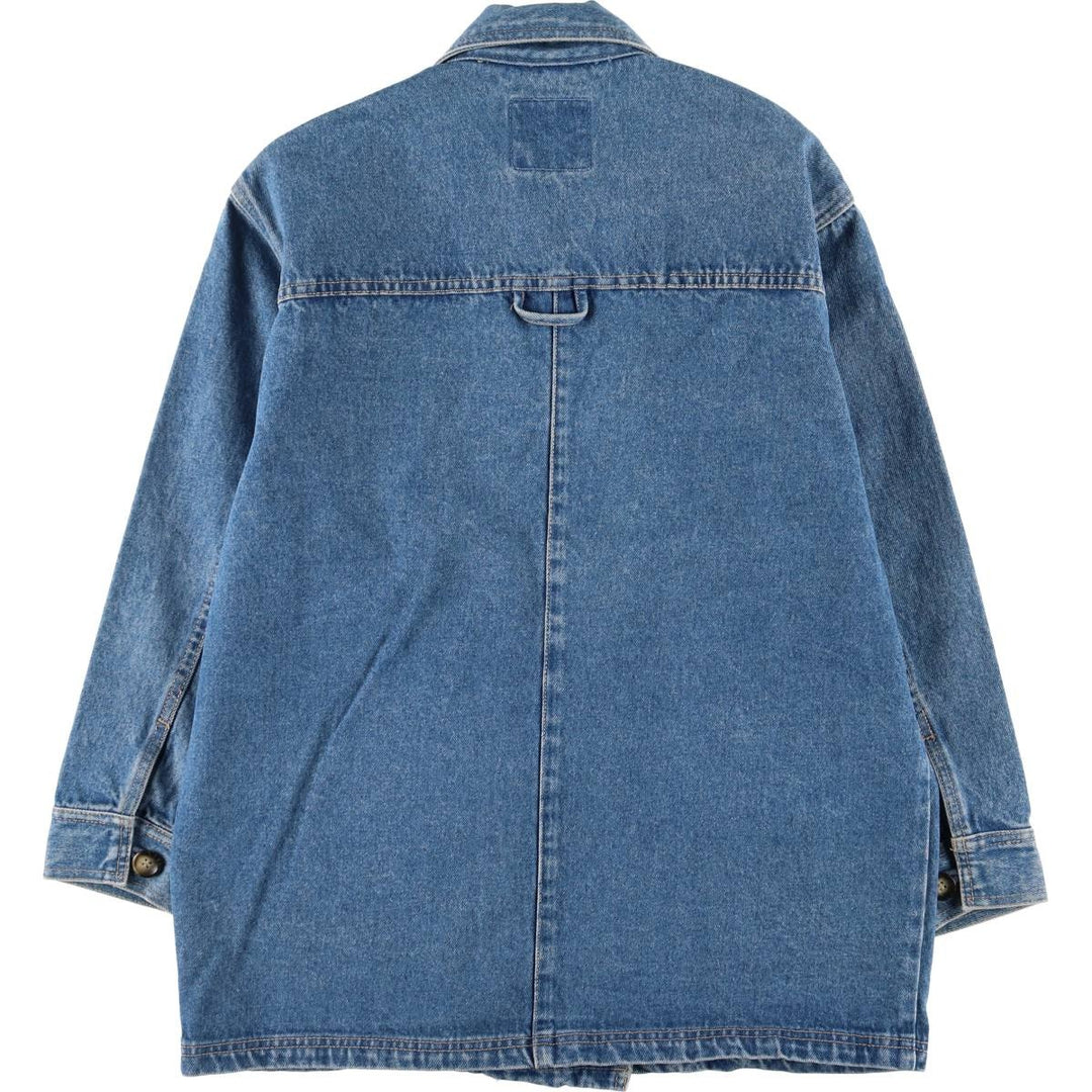 Double-breasted denim jacket for women, equivalent to XL / eaa524935