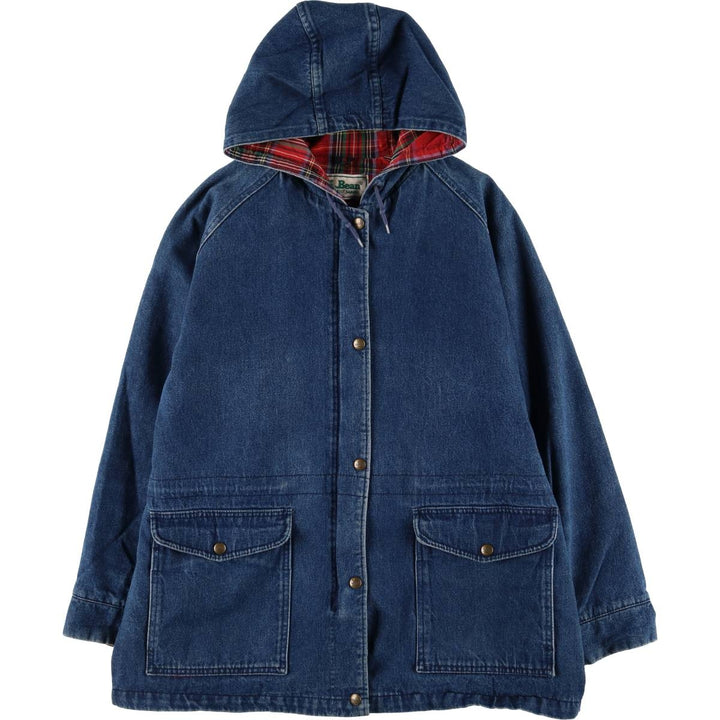 80'S LLBean Denim Parka Women's Size L Vintage /eaa524937