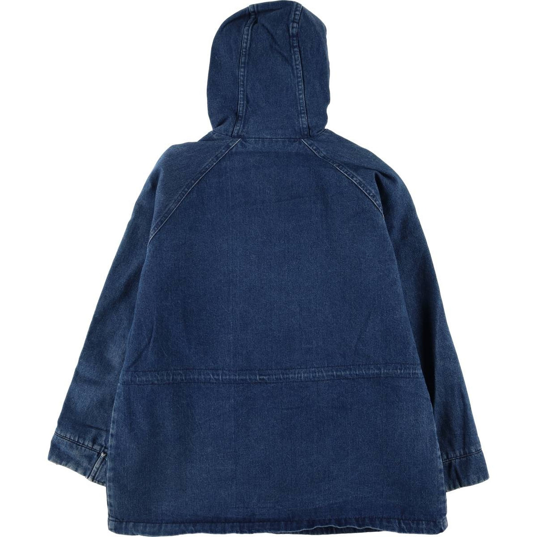 80'S LLBean Denim Parka Women's Size L Vintage /eaa524937
