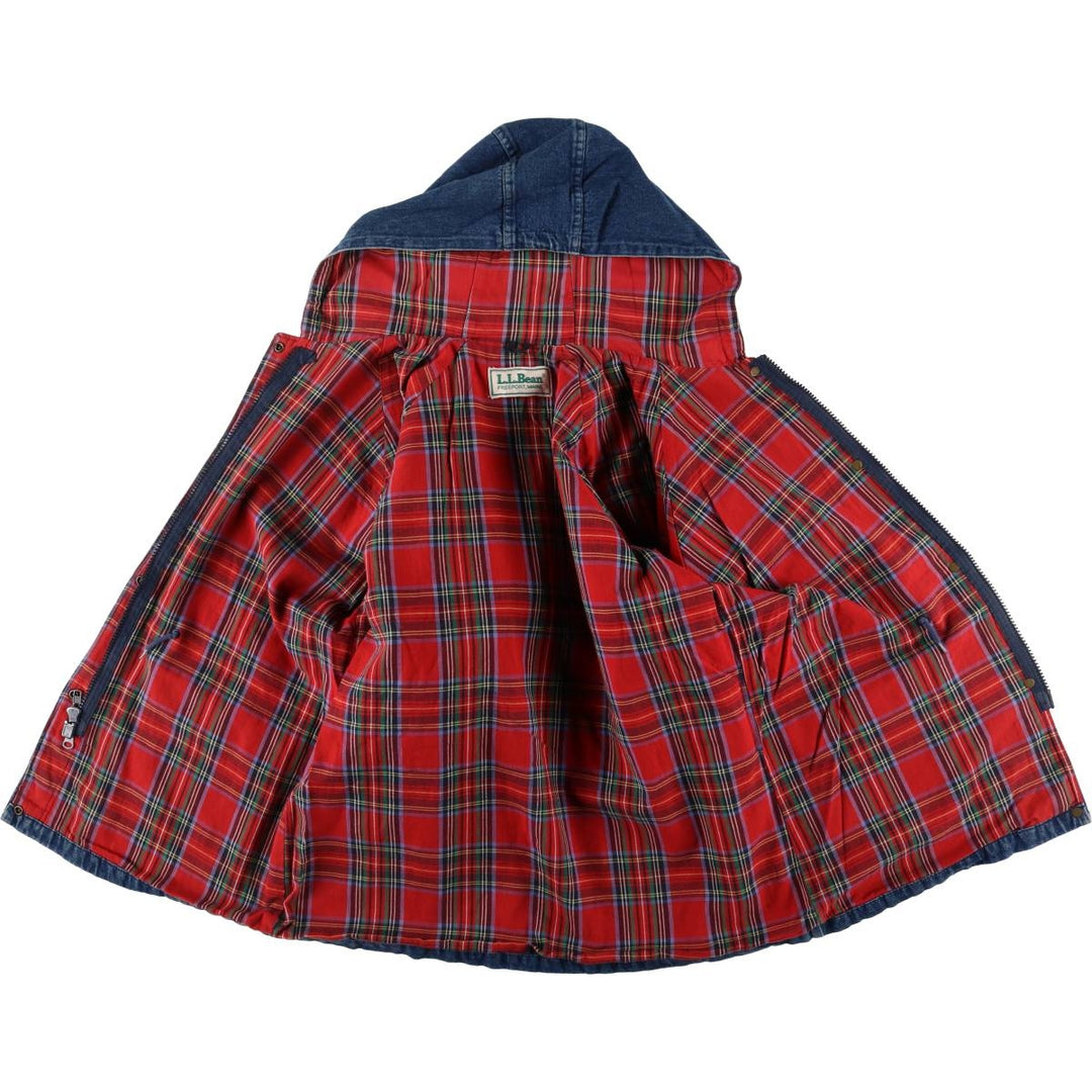 80'S LLBean Denim Parka Women's Size L Vintage /eaa524937