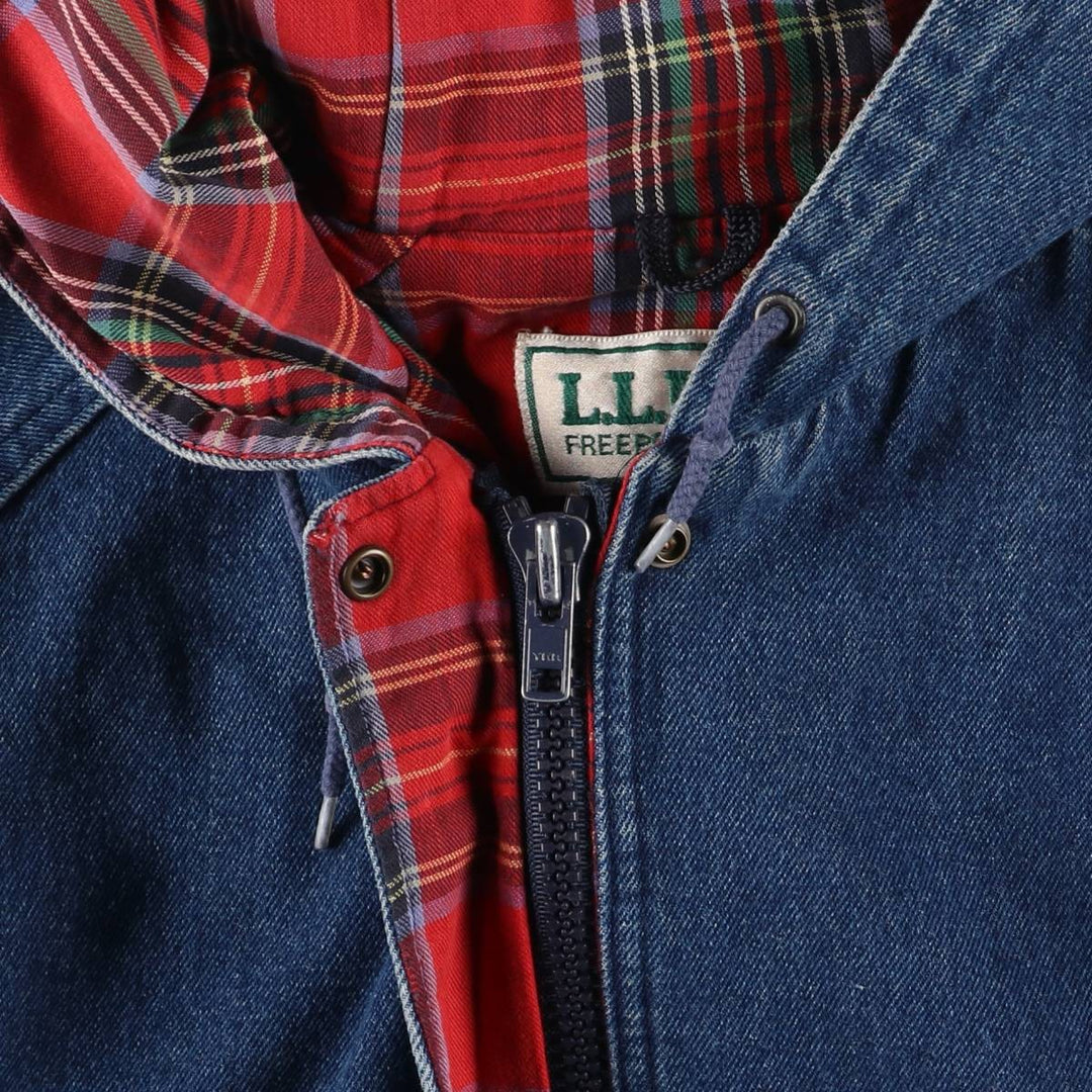 80'S LLBean Denim Parka Women's Size L Vintage /eaa524937