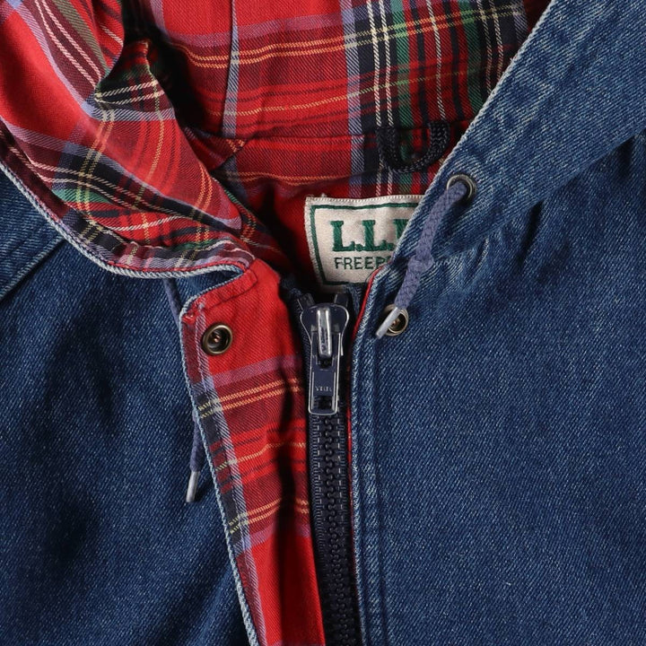 80'S LLBean Denim Parka Women's Size L Vintage /eaa524937