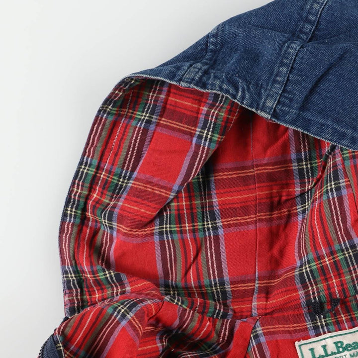 80'S LLBean Denim Parka Women's Size L Vintage /eaa524937
