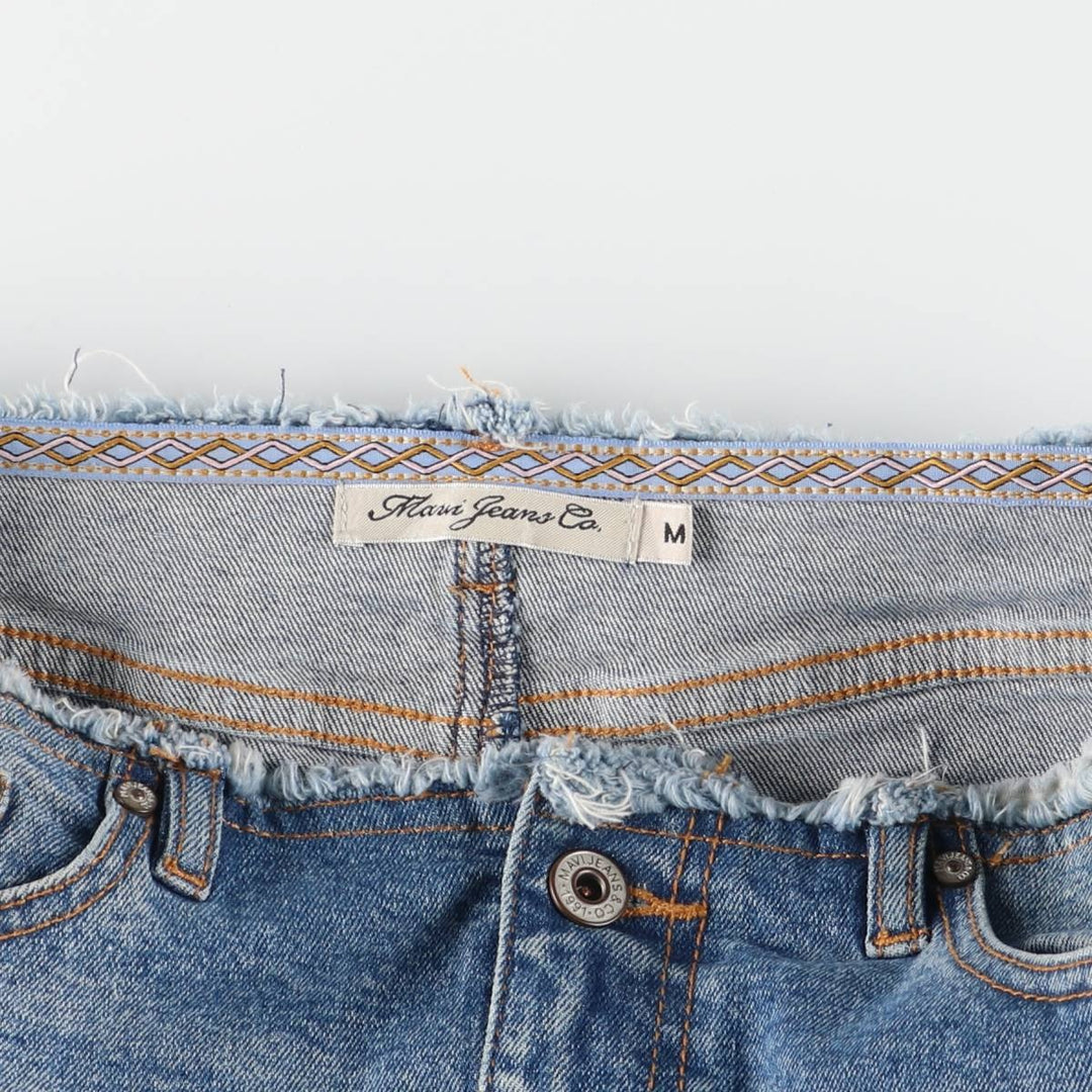 Mavi Jeans Denim Half-Length Tight Skirt, Women's Size Medium cotton blue type Vintage Second Hand