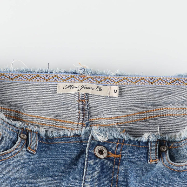 Mavi Jeans Denim Half-Length Tight Skirt, Women's Size Medium cotton blue type Vintage Second Hand