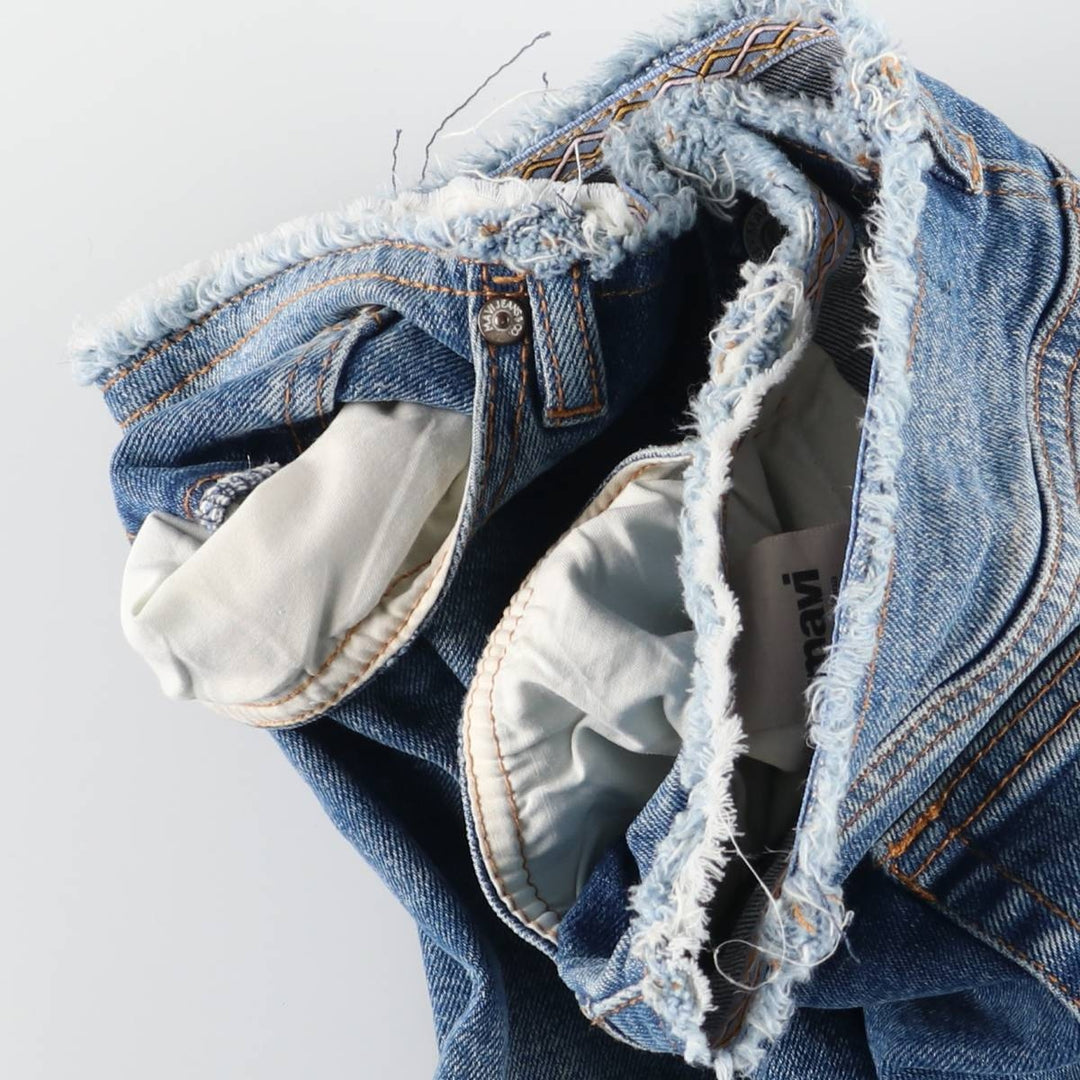 Mavi Jeans Denim Half-Length Tight Skirt, Women's Size Medium cotton blue type Vintage Second Hand