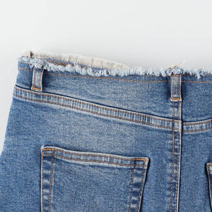 Mavi Jeans Denim Half-Length Tight Skirt, Women's Size Medium cotton blue type Vintage Second Hand