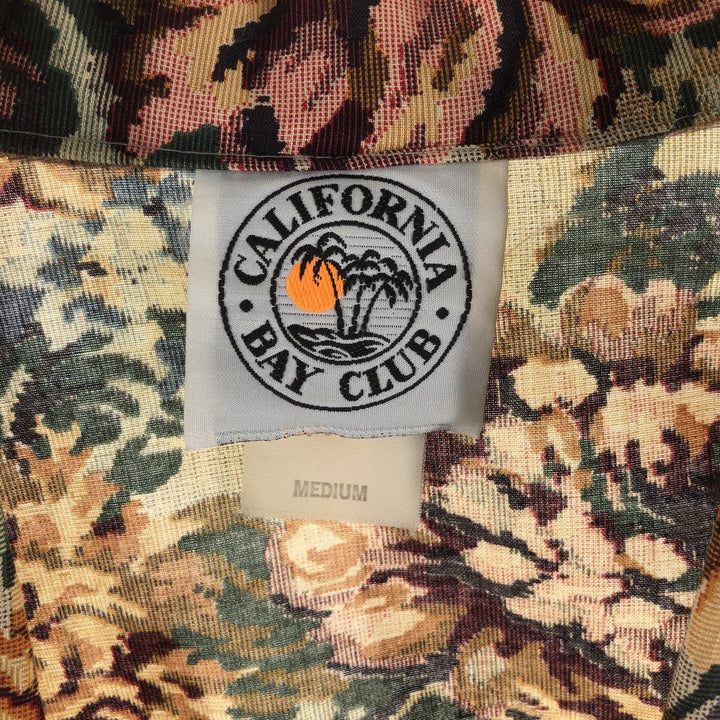 CALIFORNIA BAY CLUB Floral Print Easy Jacket Tailored Jacket Made in USA Women's M Size /eaa524951