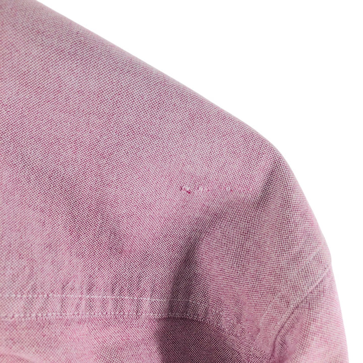 90'S ACME CLOTHING CO. LOONEY TUNES Bugs Bunny long-sleeved button-down shirt, women's size M cotton bordeaux Vintage Second Hand