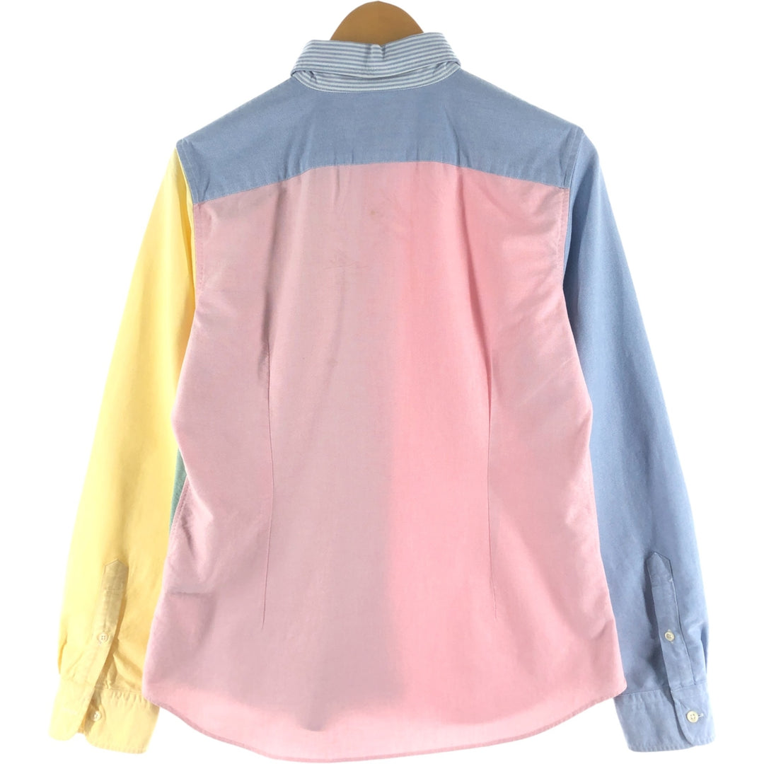 Ralph Lauren CUSTOM FIT Crazy Pattern Long Sleeve Button Down Shirt Women's L size / eaa524954