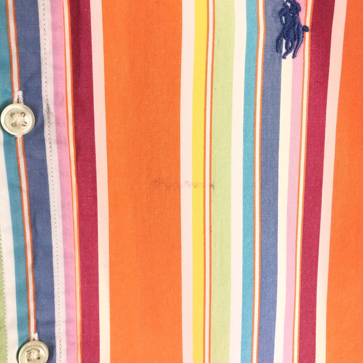 Ralph Lauren Multi-stripe Long Sleeve Button-down Striped Shirt Women's Size L / eaa524955