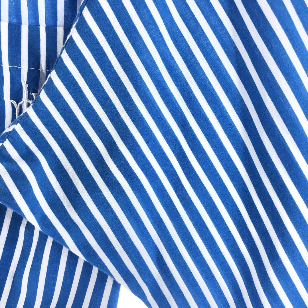 Ralph Lauren LAUREN Lauren Stripe Pattern 3/4 Sleeve Long Sleeve Cotton Striped Shirt Women's XL /eaa524956