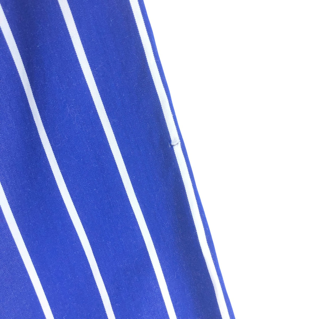 Ralph Lauren POLO RALPH LAUREN Wide collar long sleeve cotton striped shirt Women's XL equivalent /eaa524957