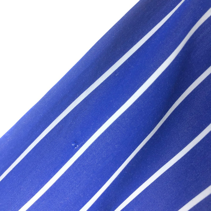 Ralph Lauren POLO RALPH LAUREN Wide collar long sleeve cotton striped shirt Women's XL equivalent /eaa524957