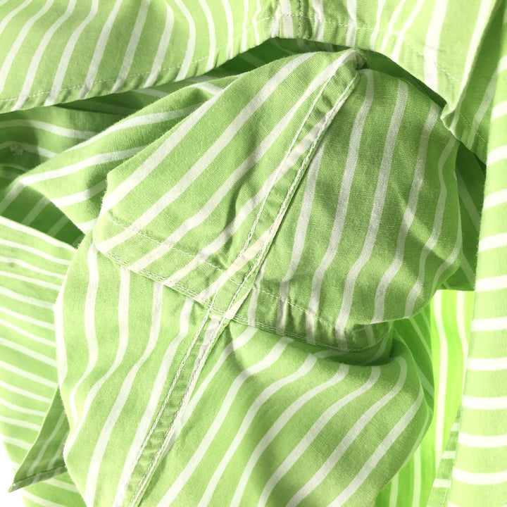 Ralph Lauren Long Sleeve Cotton Striped Shirt Women's Size L / eaa524960