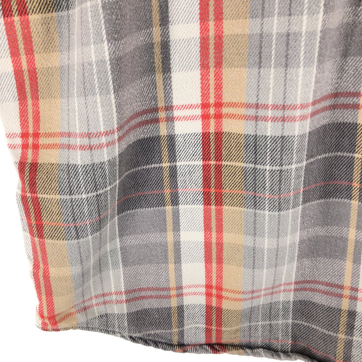 70s~80'S Five Brother Long Sleeve Heavy Flannel Check Shirt Made in USA Men's L Size Vintage /eaa524964