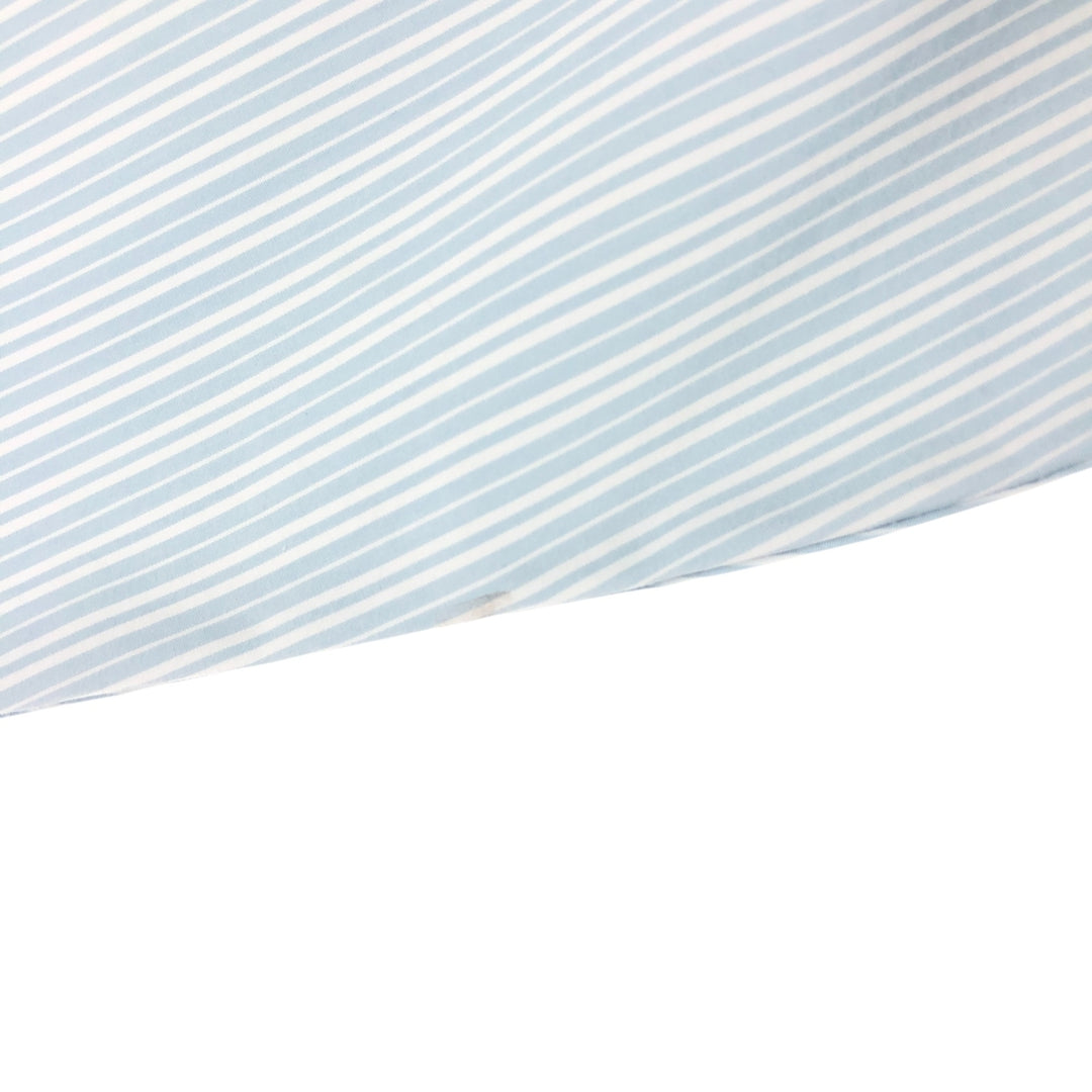 Levi's Women's Long Sleeve Cotton Striped Shirt, Size L cotton Blue type light blue Vintage Second Hand