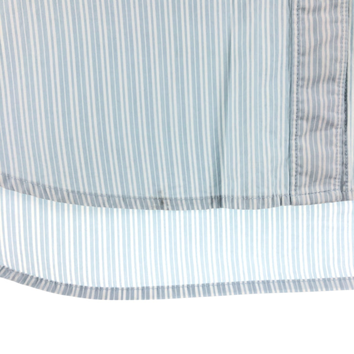 Levi's Women's Long Sleeve Cotton Striped Shirt, Size L cotton Blue type light blue Vintage Second Hand