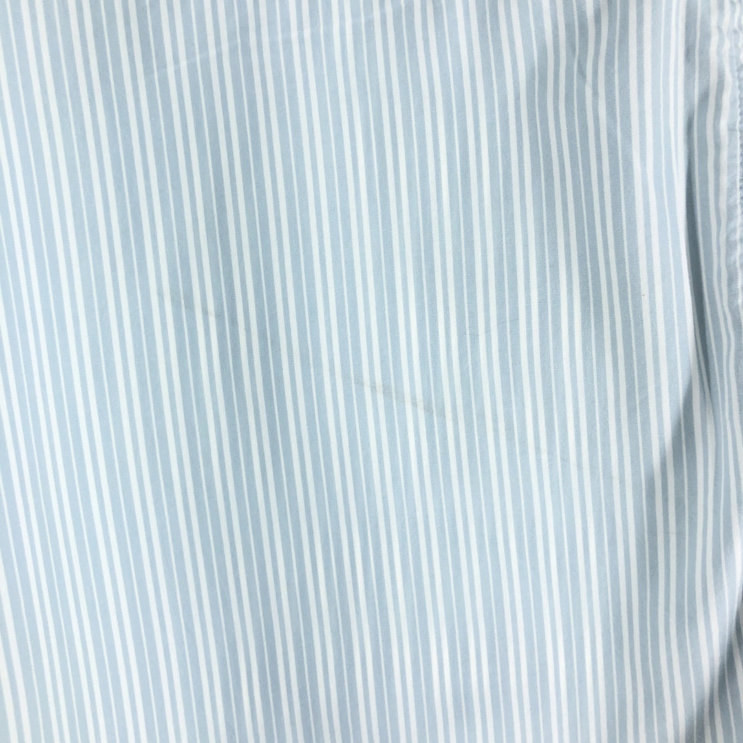 Levi's Women's Long Sleeve Cotton Striped Shirt, Size L cotton Blue type light blue Vintage Second Hand