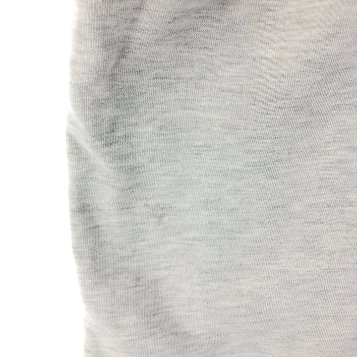 DALLAS STREET WEAR Parody V-Neck Logo Sweatshirt, Made in USA, Men's Size L cotton gray type Vintage Second Hand