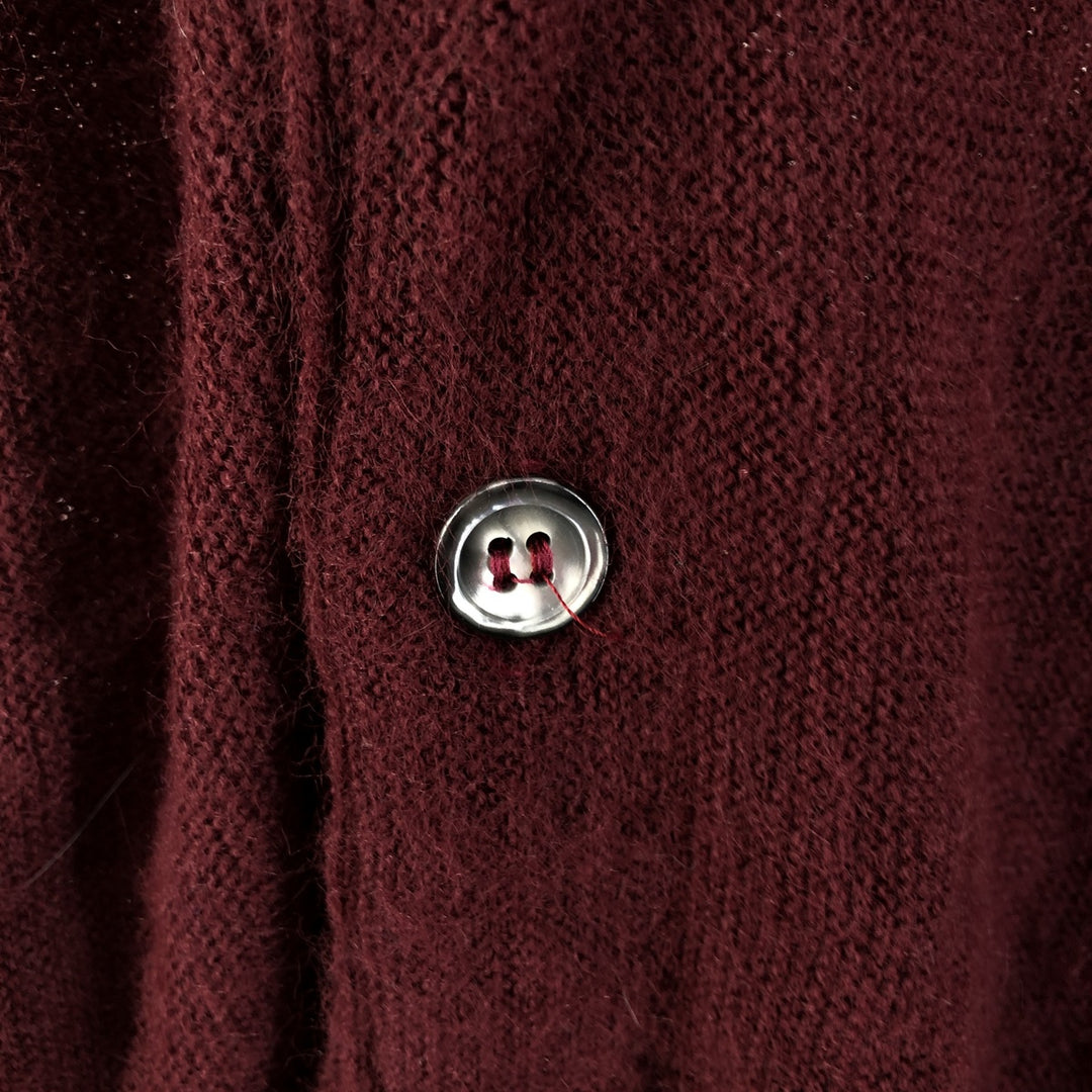 80s-90'S Lacoste IZOD Acrylic Knit Cardigan Made in USA Men's M Size Vintage /eaa525010