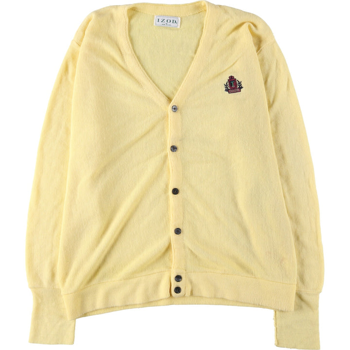 90'S IZOD Acrylic Knit Cardigan Made in USA Men's XL Vintage /eaa525054