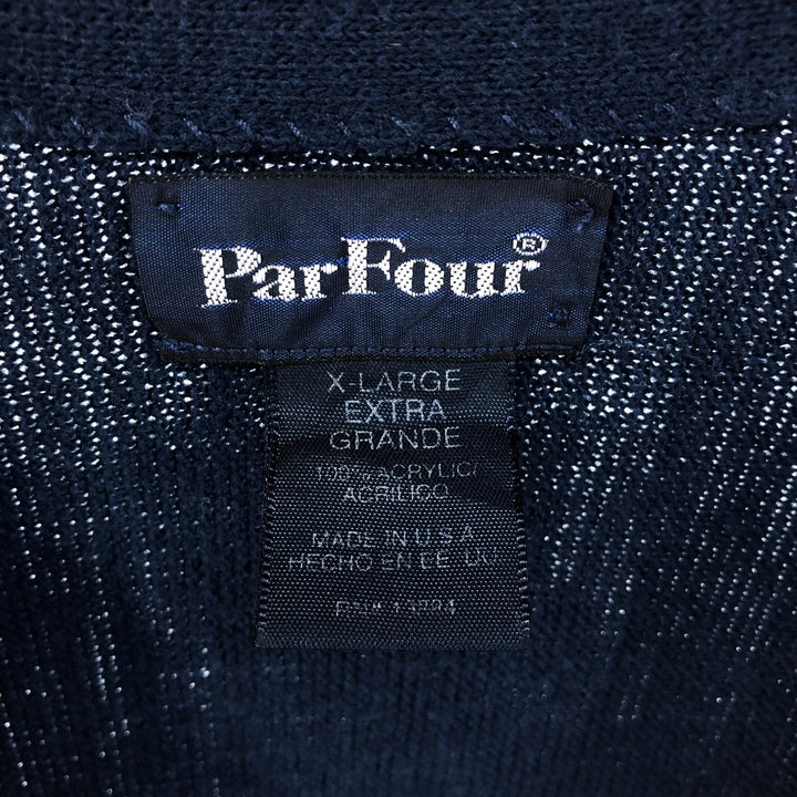 90s~00'S PAR FOUR Acrylic Knit Cardigan Made in USA Men's XL /eaa525063