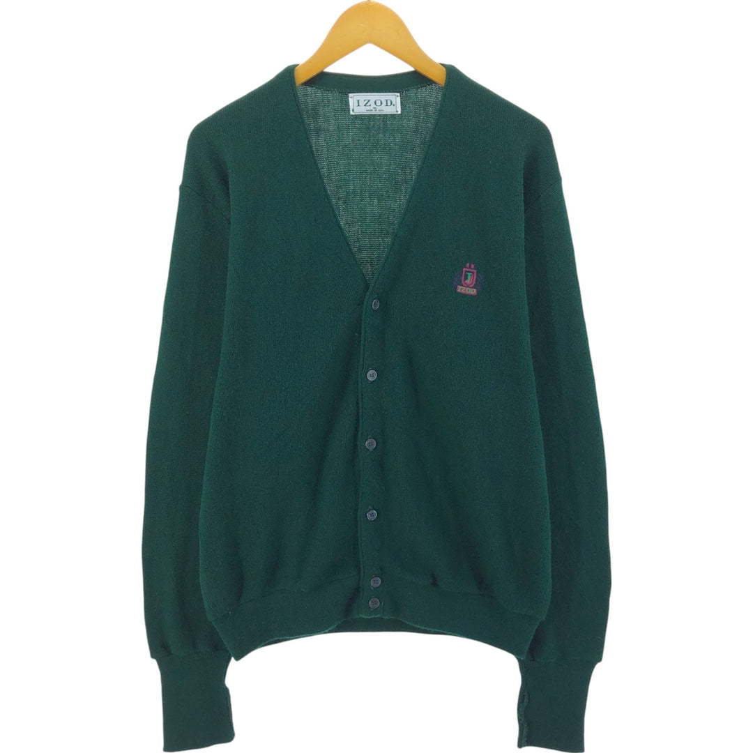 90'S IZOD Acrylic Knit Cardigan Made in USA Men's XL Vintage /eaa525065