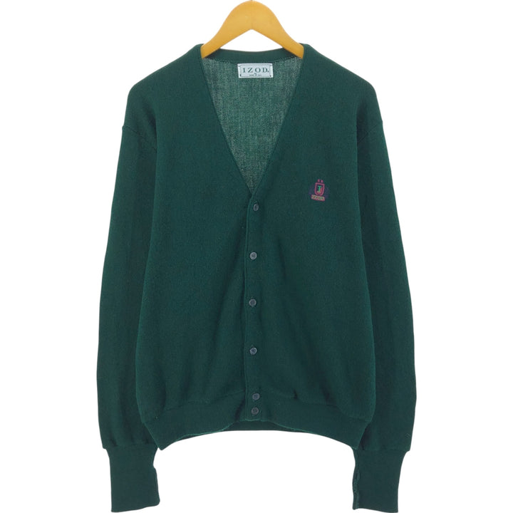 90'S IZOD Acrylic Knit Cardigan Made in USA Men's XL Vintage /eaa525065