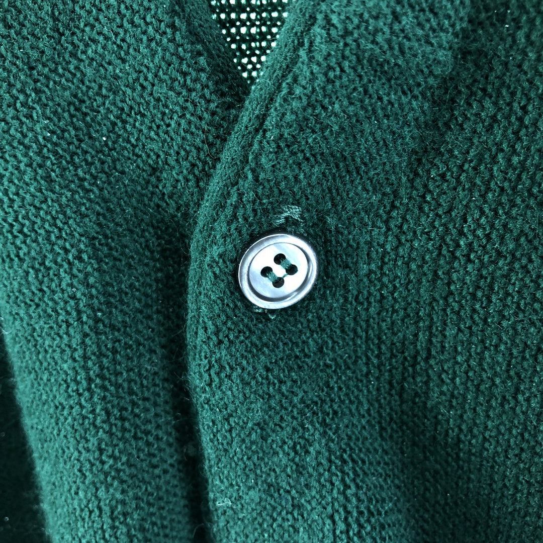 90'S IZOD Acrylic Knit Cardigan Made in USA Men's XL Vintage /eaa525065