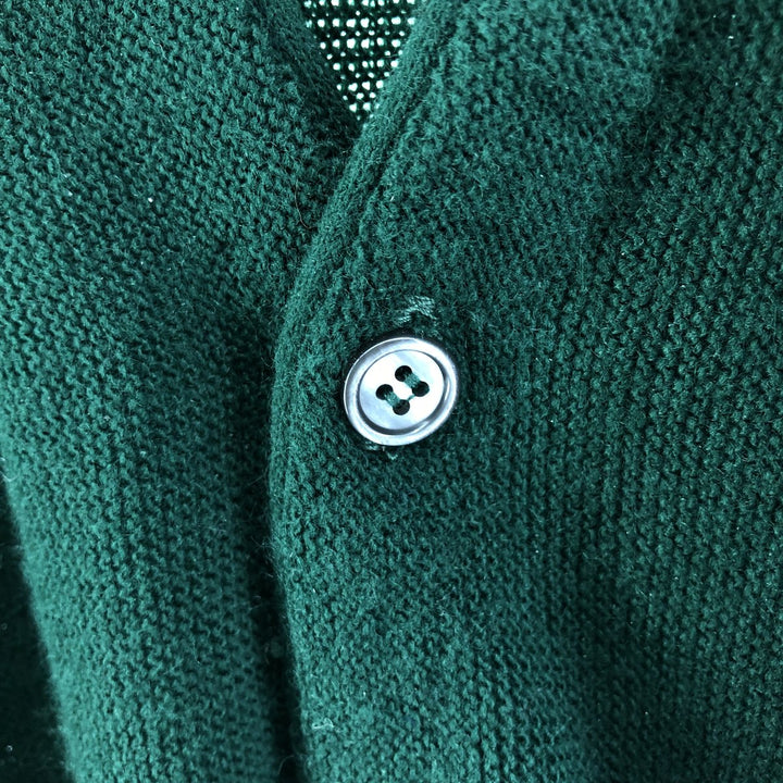 90'S IZOD Acrylic Knit Cardigan Made in USA Men's XL Vintage /eaa525065