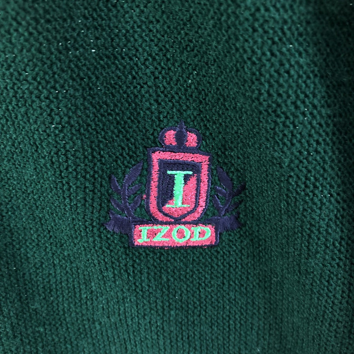 90'S IZOD Acrylic Knit Cardigan Made in USA Men's XL Vintage /eaa525065