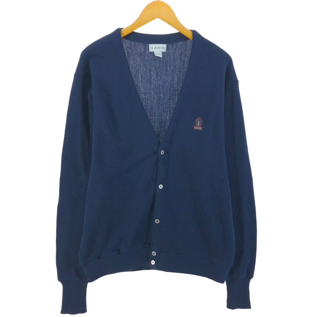 90'S IZOD Acrylic Knit Cardigan, Men's XL Size, Vintage /eaa525067