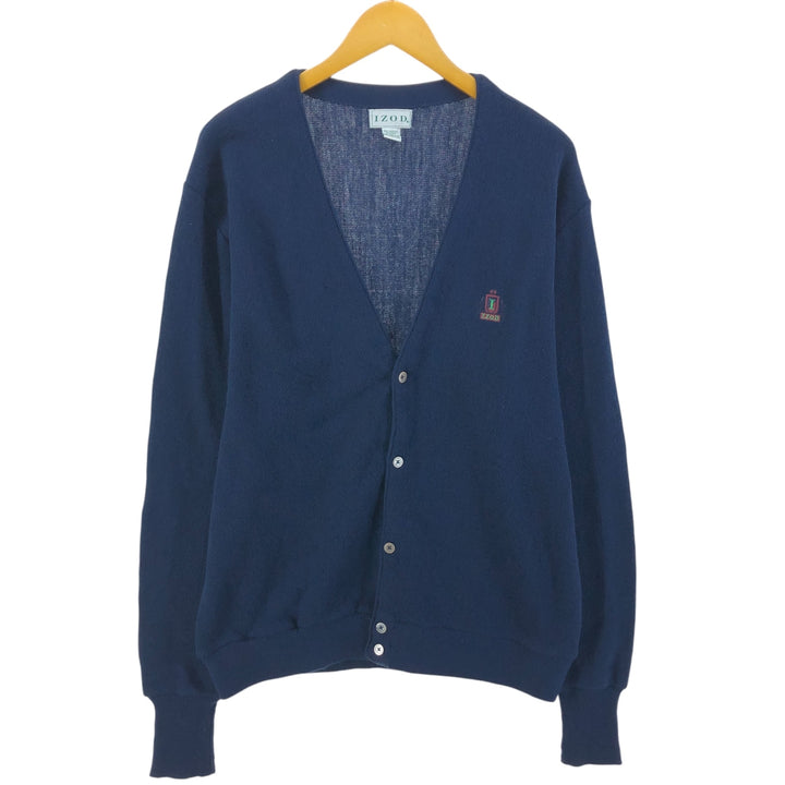 90'S IZOD Acrylic Knit Cardigan, Men's XL Size, Vintage /eaa525067
