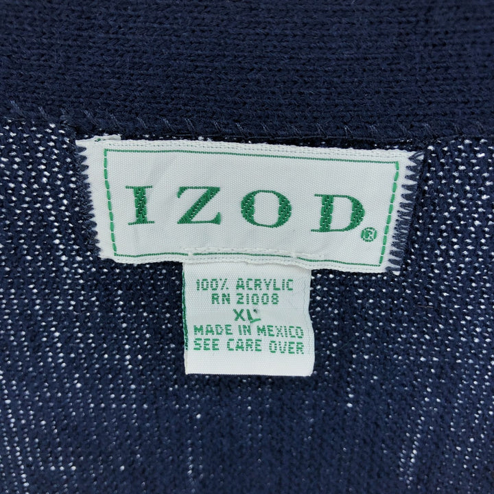 90'S IZOD Acrylic Knit Cardigan, Men's XL Size, Vintage /eaa525067
