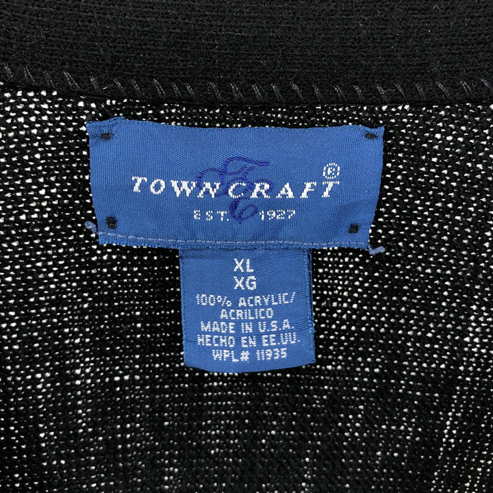 90'S Town Craft Acrylic Knit Cardigan Made in USA Men's XL Vintage /eaa525070