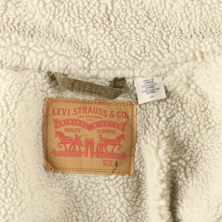 Levi's 16365-0061 Corduroy Boa Jacket Men's Size L / eaa525073