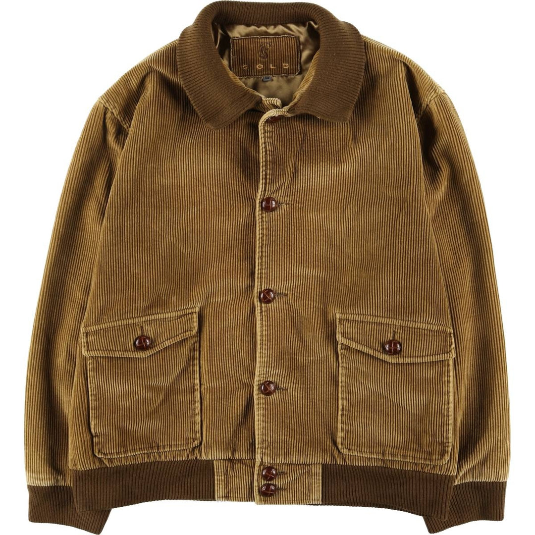 GOLD Corduroy Blouson Men's XL equivalent /eaa525077