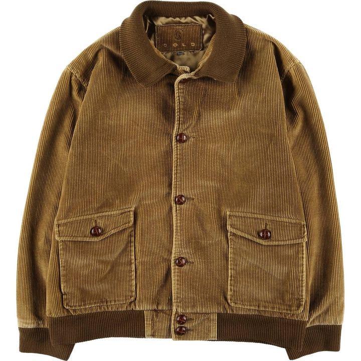 GOLD Corduroy Blouson Men's XL equivalent /eaa525077