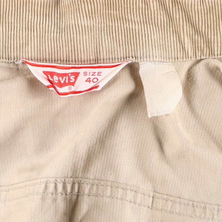 70'S Levi's Vintage Trucker Type Corduroy Jacket Men's M Size / eaa525084