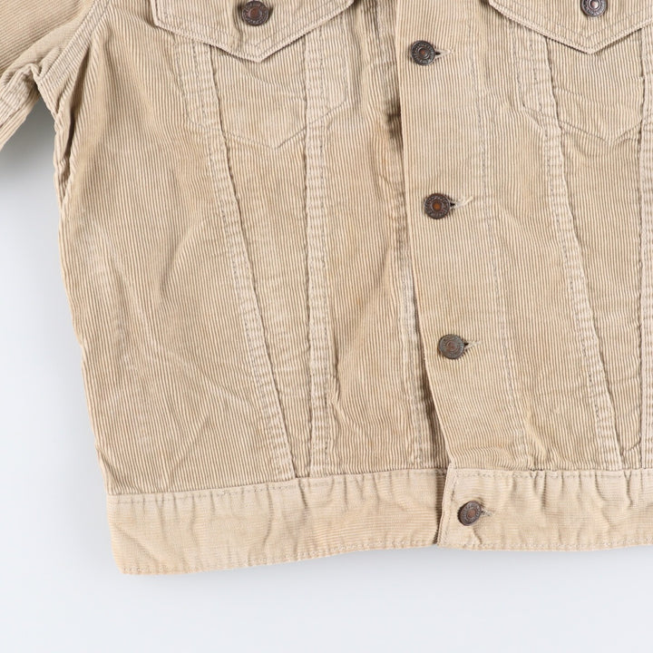 70'S Levi's Vintage Trucker Type Corduroy Jacket Men's M Size / eaa525084