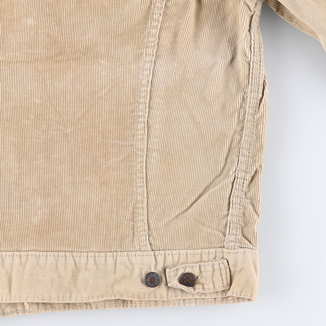 70'S Levi's Vintage Trucker Type Corduroy Jacket Men's M Size / eaa525084