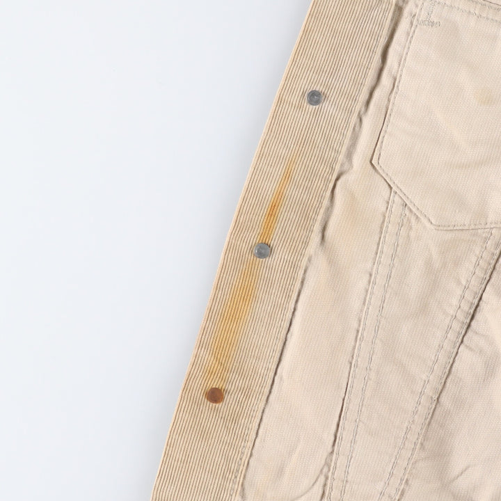 70'S Levi's Vintage Trucker Type Corduroy Jacket Men's M Size / eaa525084