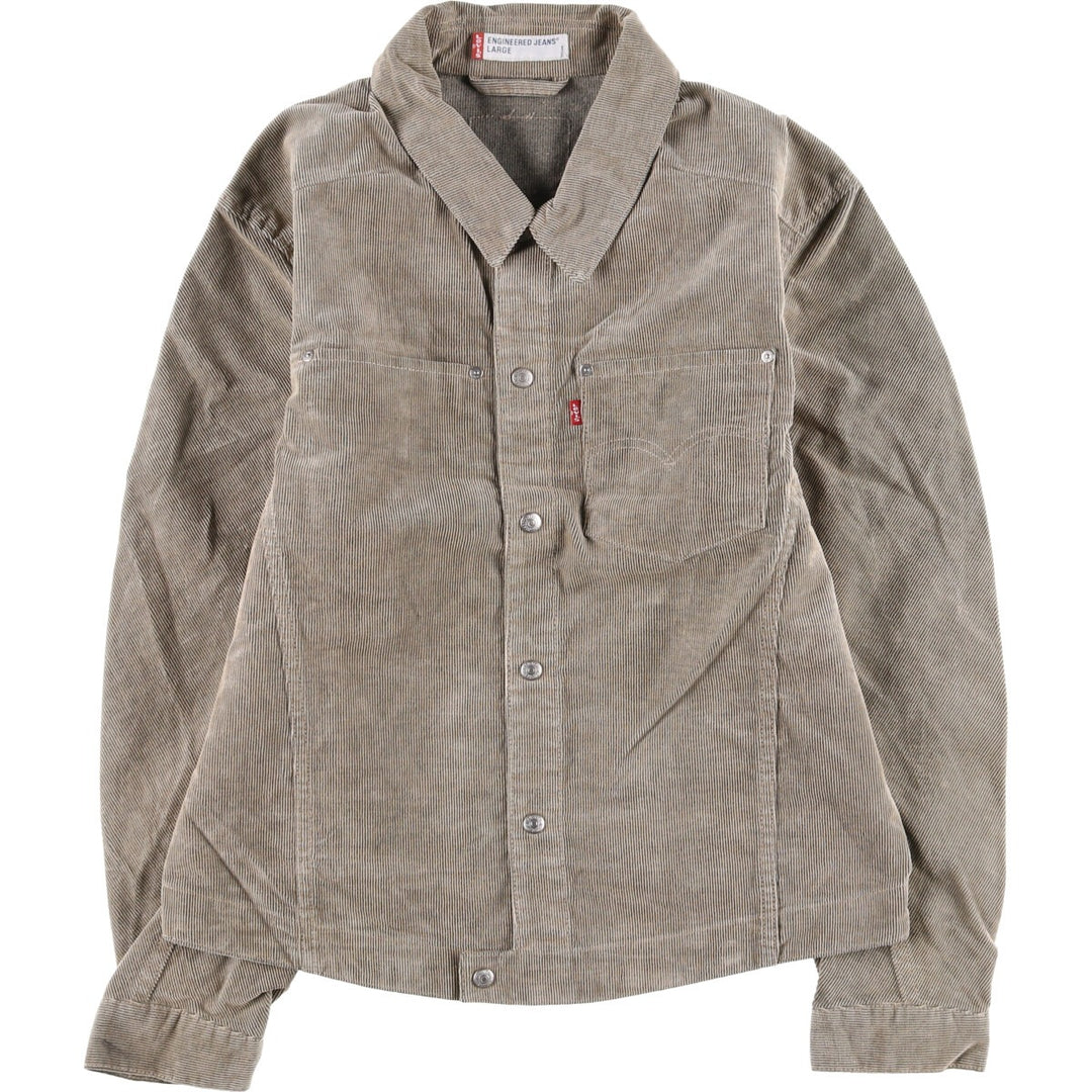 Levi's ENGINEERED 70100-1969 Euro Model 3D Corduroy Jacket Men's Size L / eaa525085