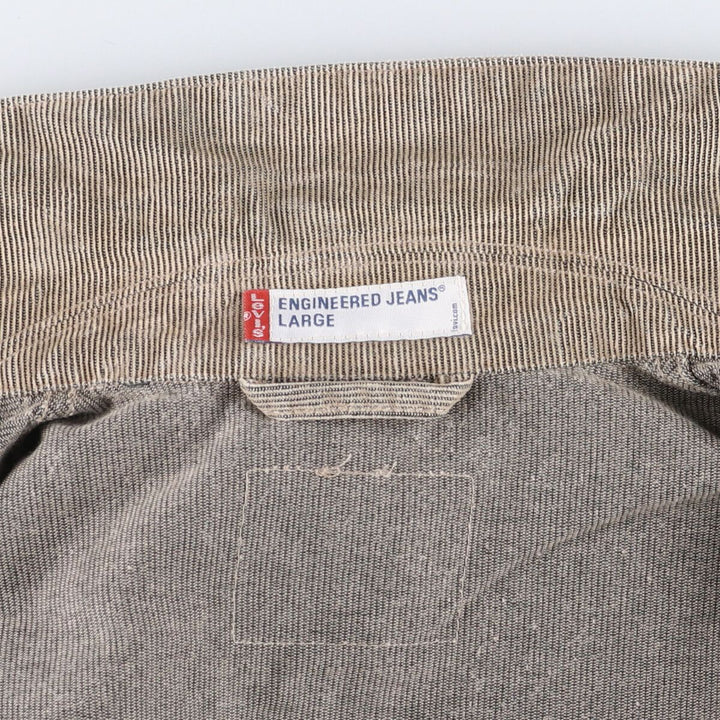Levi's ENGINEERED 70100-1969 Euro Model 3D Corduroy Jacket Men's Size L / eaa525085