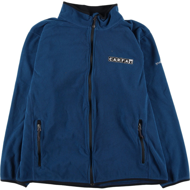 Eddie Bauer Fleece Jacket, Men's XL polyester blue type Vintage Second Hand