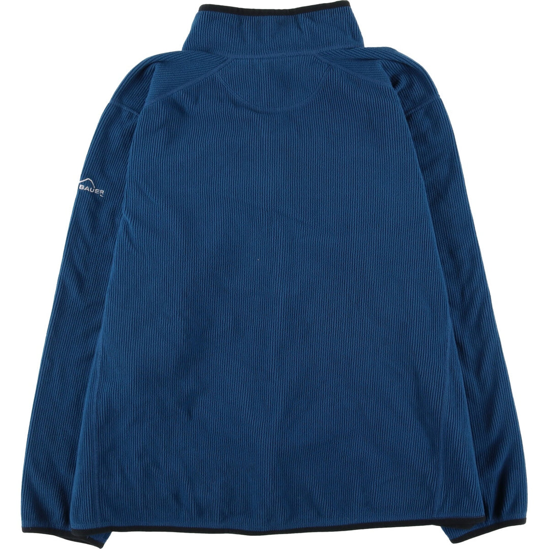 Eddie Bauer Fleece Jacket, Men's XL polyester blue type Vintage Second Hand